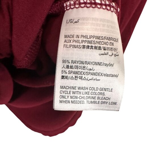 JM Collection Large Long-Sleeve Rhinestone Embellishments Fuchsia - Picture 7 of 13